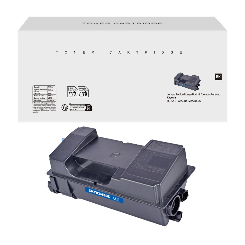 White Box Compatible Kyocera TK-3430 Toner B