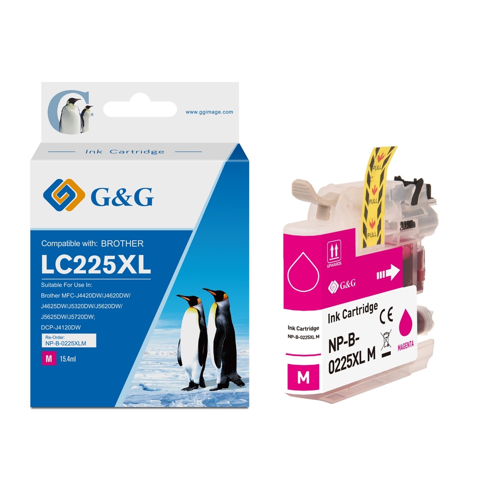 G&G Compatible Brother LC225XLM Ink M