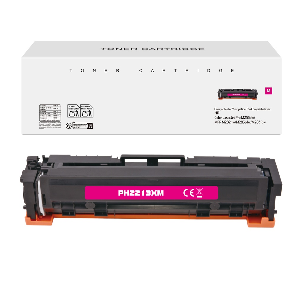 White Box Compatible HP W2213X(207X) Toner Magenta