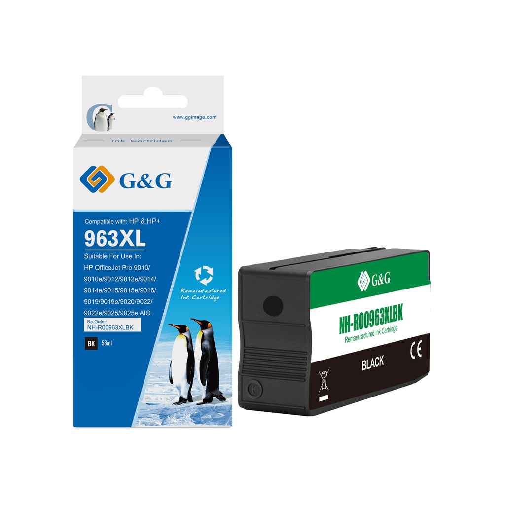 G&G Remanufactured HP 3JA30AE (963XL) Inkjet Cartridge B