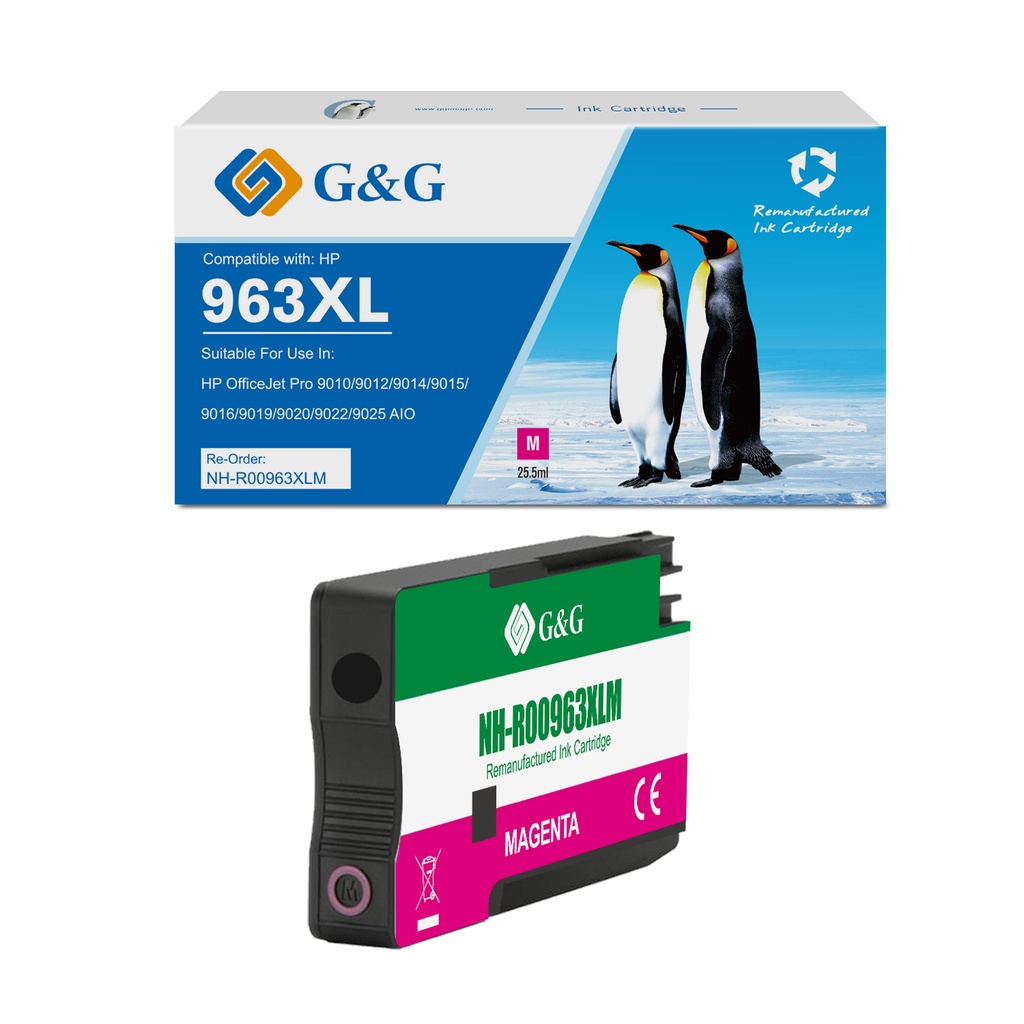 G&G Remanufactured HP 3JA28AE (963XL) Inkjet Cartridge M