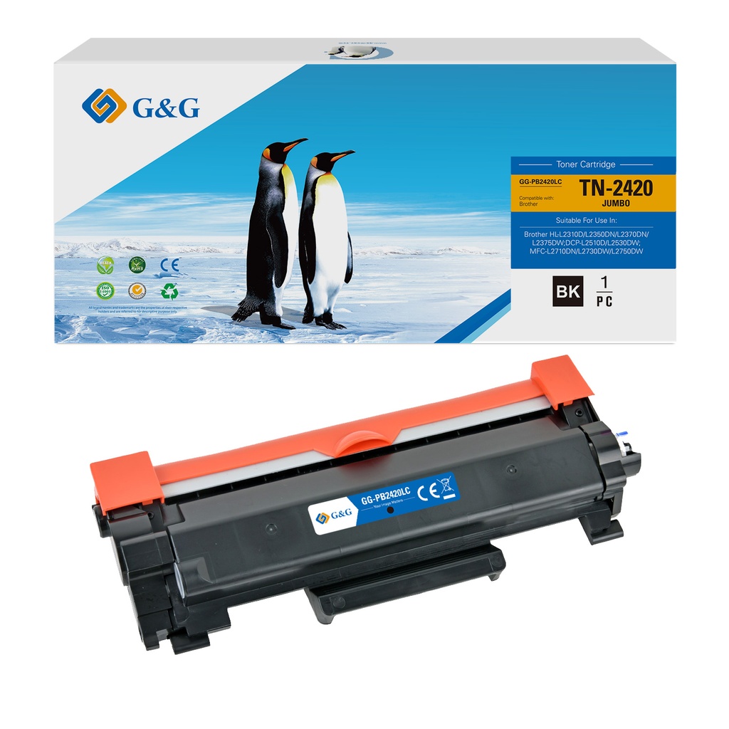 G&G Compatible Brother TN-2420L High Pageyield Toner B