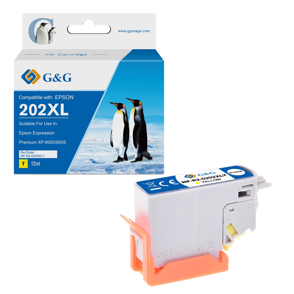 G&G Compatible Epson C13T02H44010 Ink Y