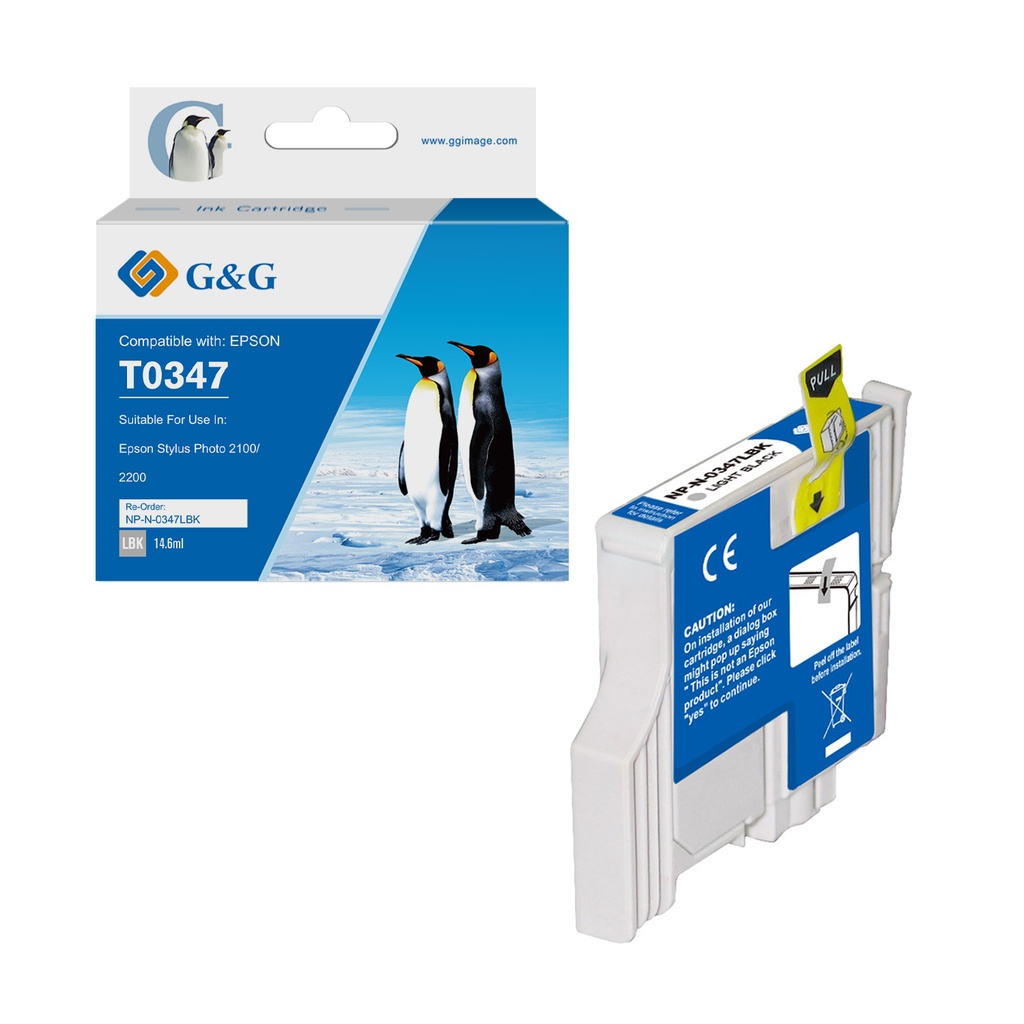 G&G Compatible Epson T034740 Ink Light Black (Grey)