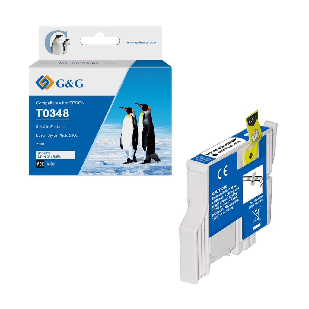 G&G Compatible Epson T034840 Ink Matte Black