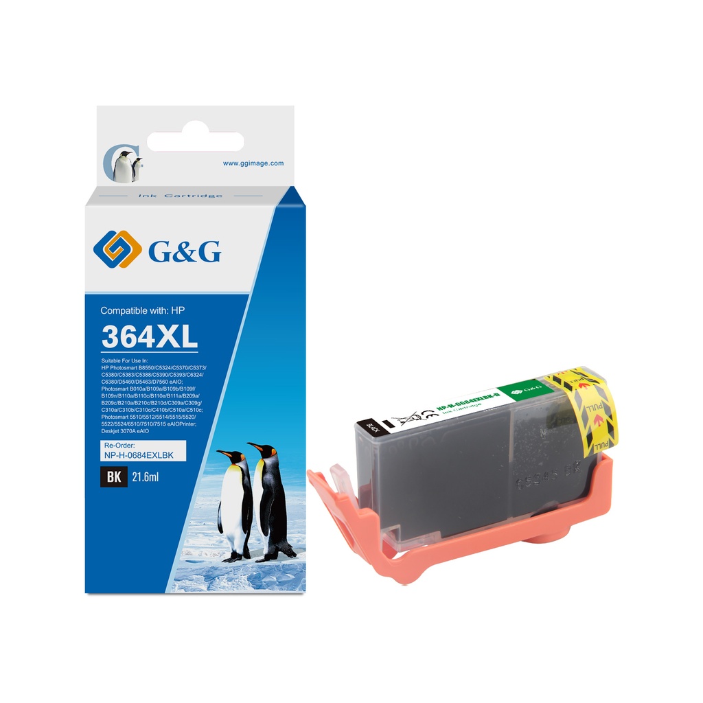 G&G Compatible HP CB321EE (HP364XL) Ink B