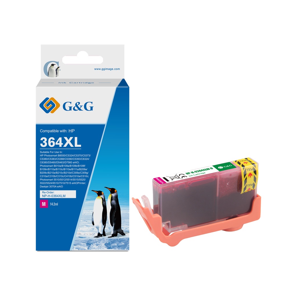 G&G Compatible HP CB324EE (HP364XL) Ink M