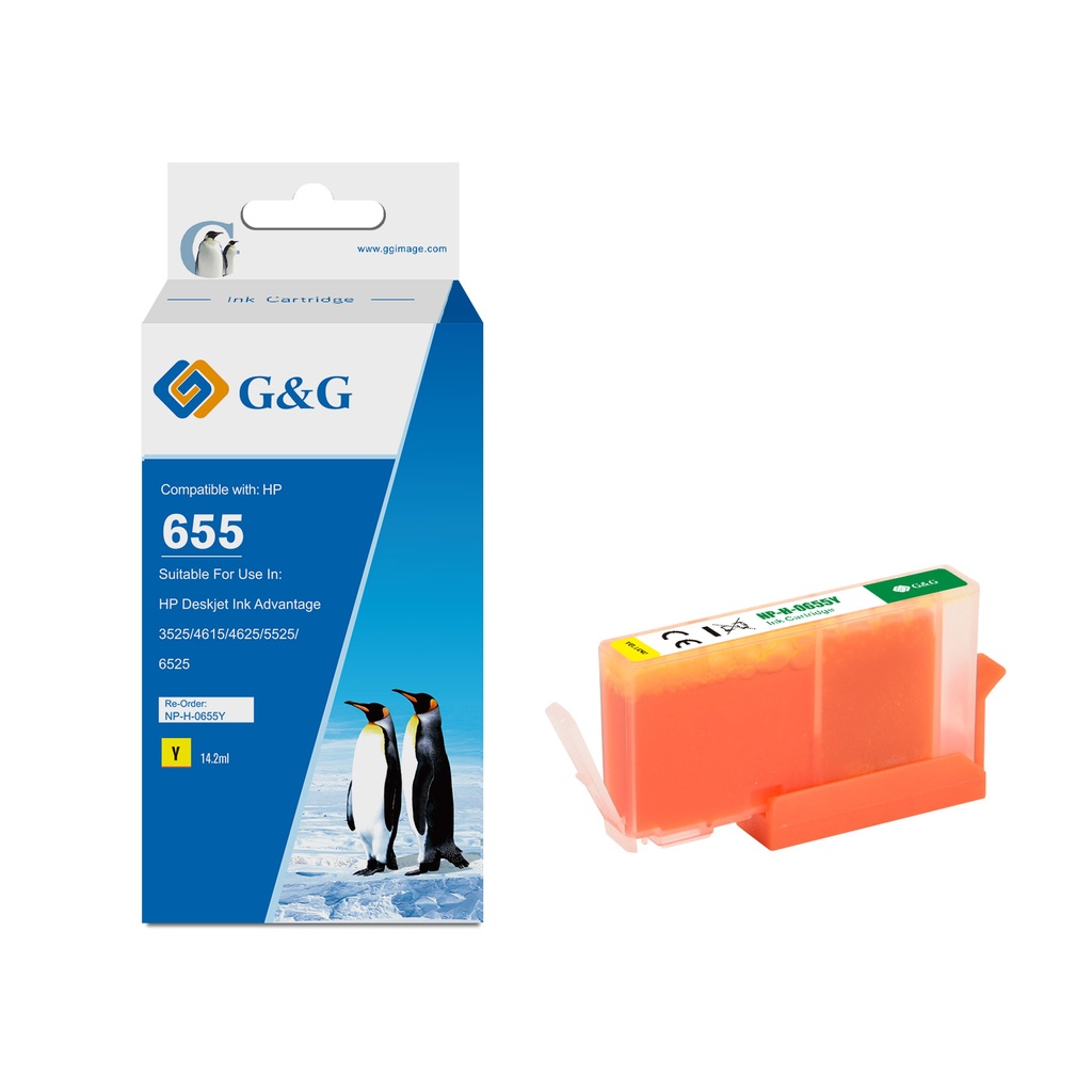 G&G Compatible HP 655 Y Ink Y