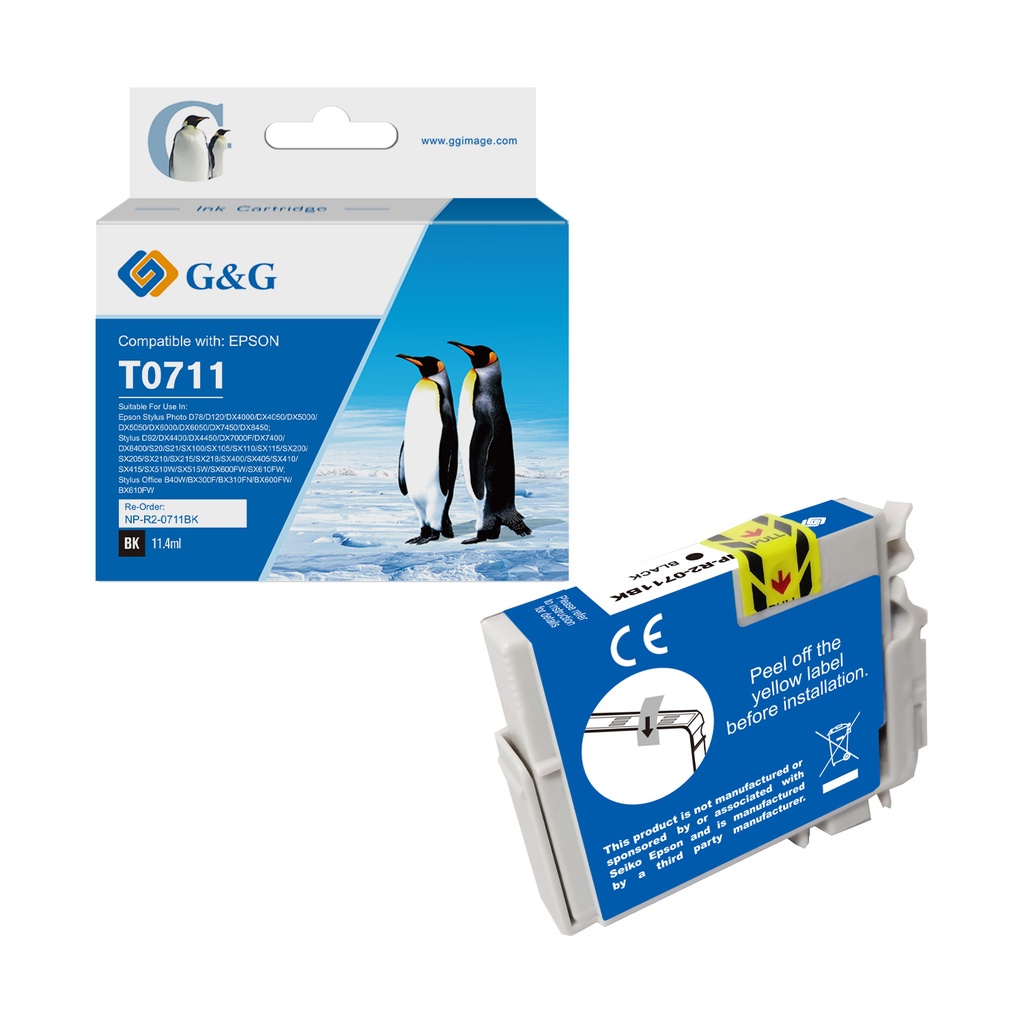 G&G Compatible Epson T0711/T0891 Ink B