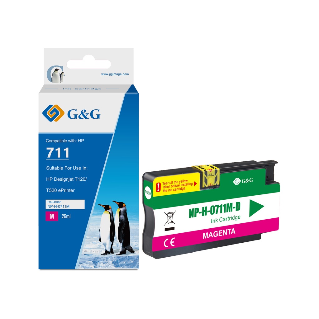 G&G Compatible HP CZ131A(HP711) Ink M