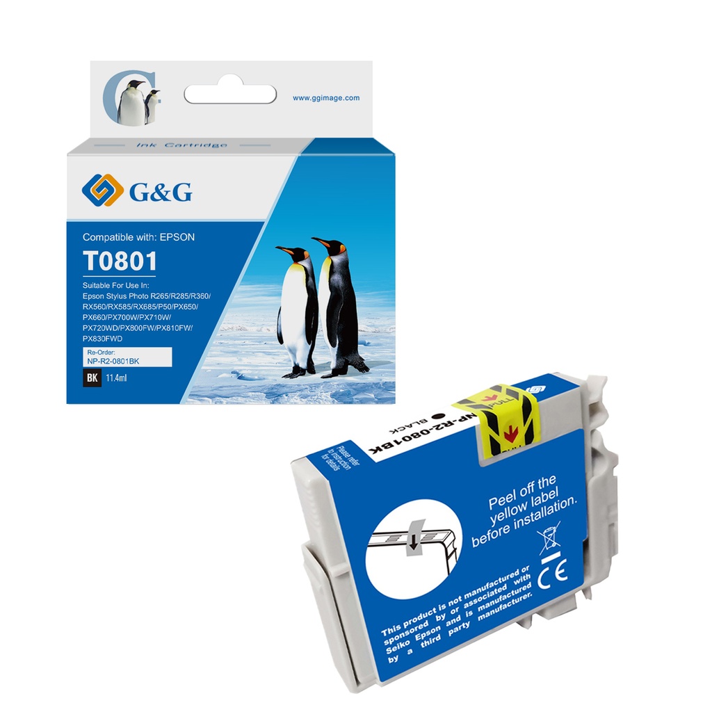 G&G Compatible Epson T0801 Ink B