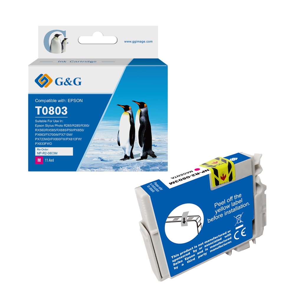 G&G Compatible Epson T0803 Ink M