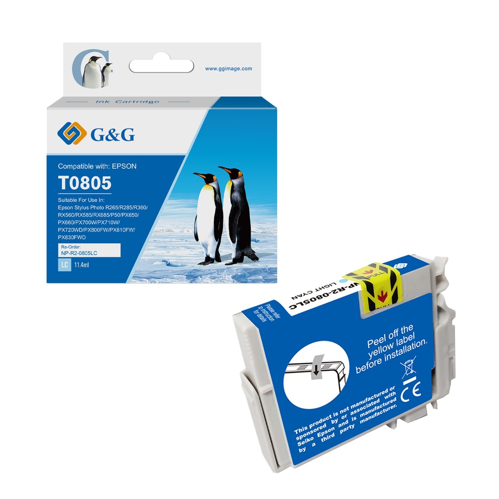 G&G Compatible Epson T0805 Ink Light C 