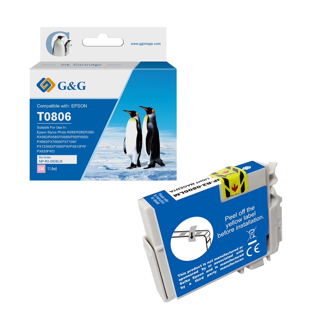 G&G Compatible Epson T0806 Ink Light M