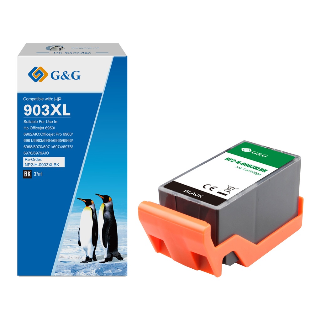 G&G Compatible HP 903XL BK Ink B