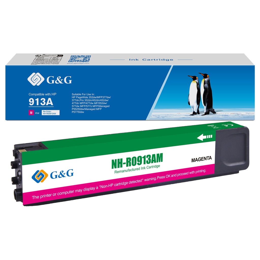 G&G Remanufactured HP F6T78AE (913A) Inkjet Cartridge M