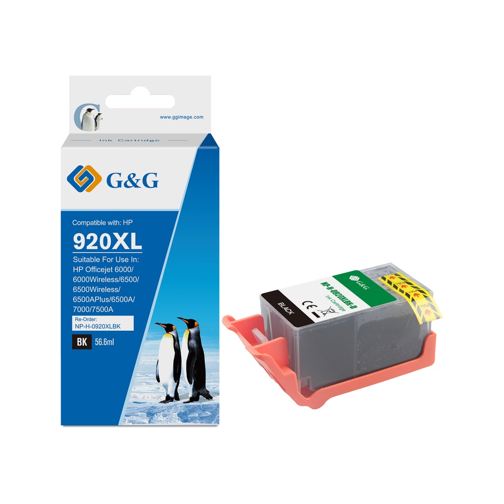 G&G Compatible HP 920XLBK Ink B