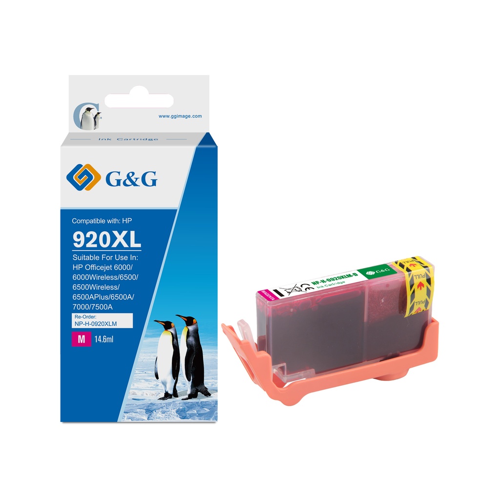 G&G Compatible HP 920XLM Ink M