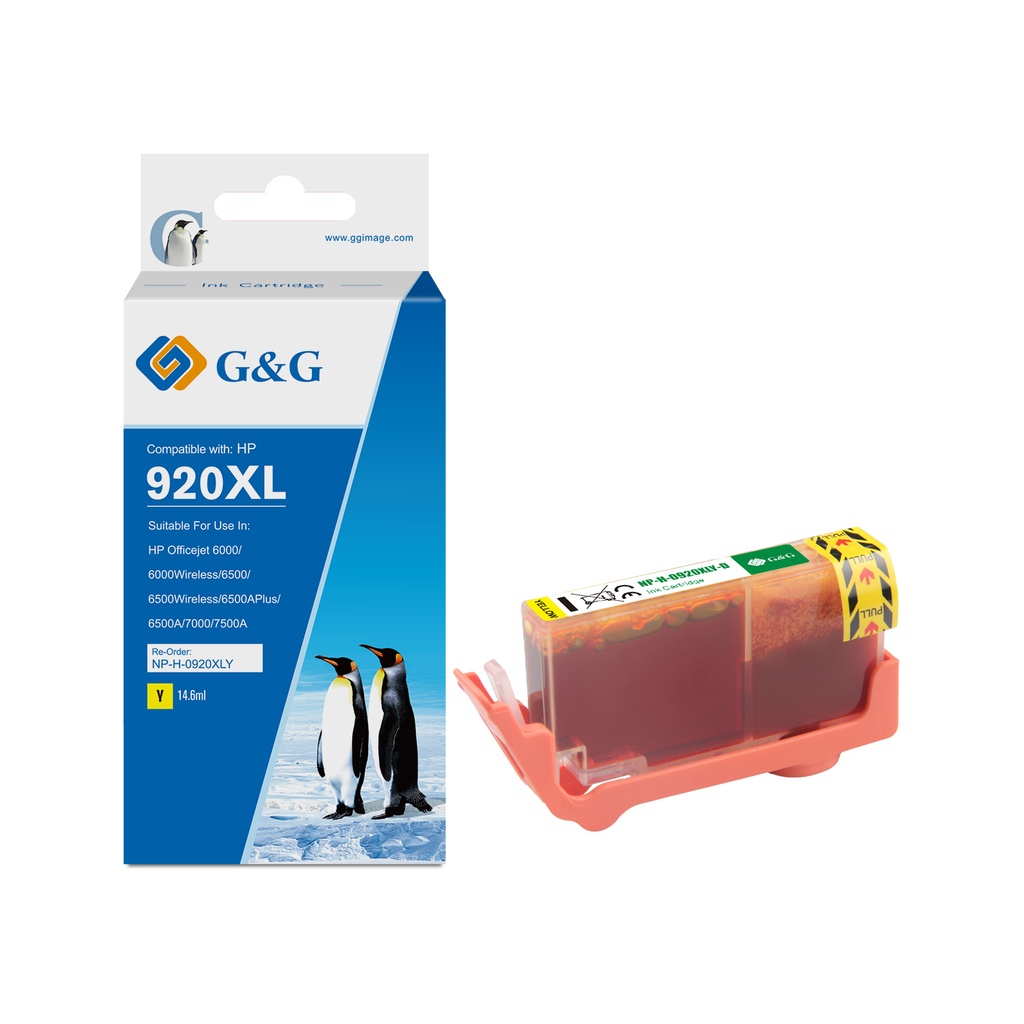 G&G Compatible HP 920XLY Ink Y