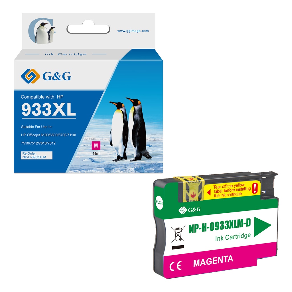 G&G Compatible HP 933XLM Ink M