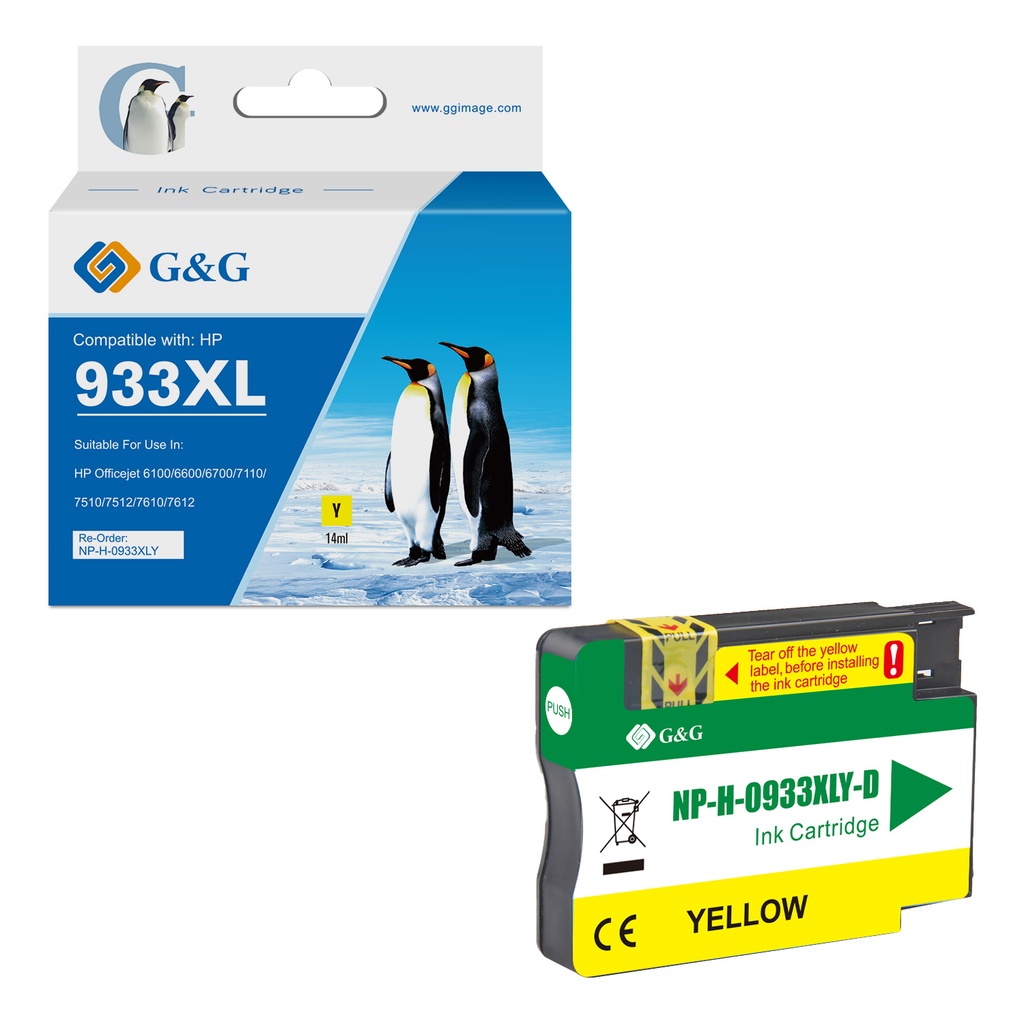 G&G Compatible HP 933XLY Ink Y