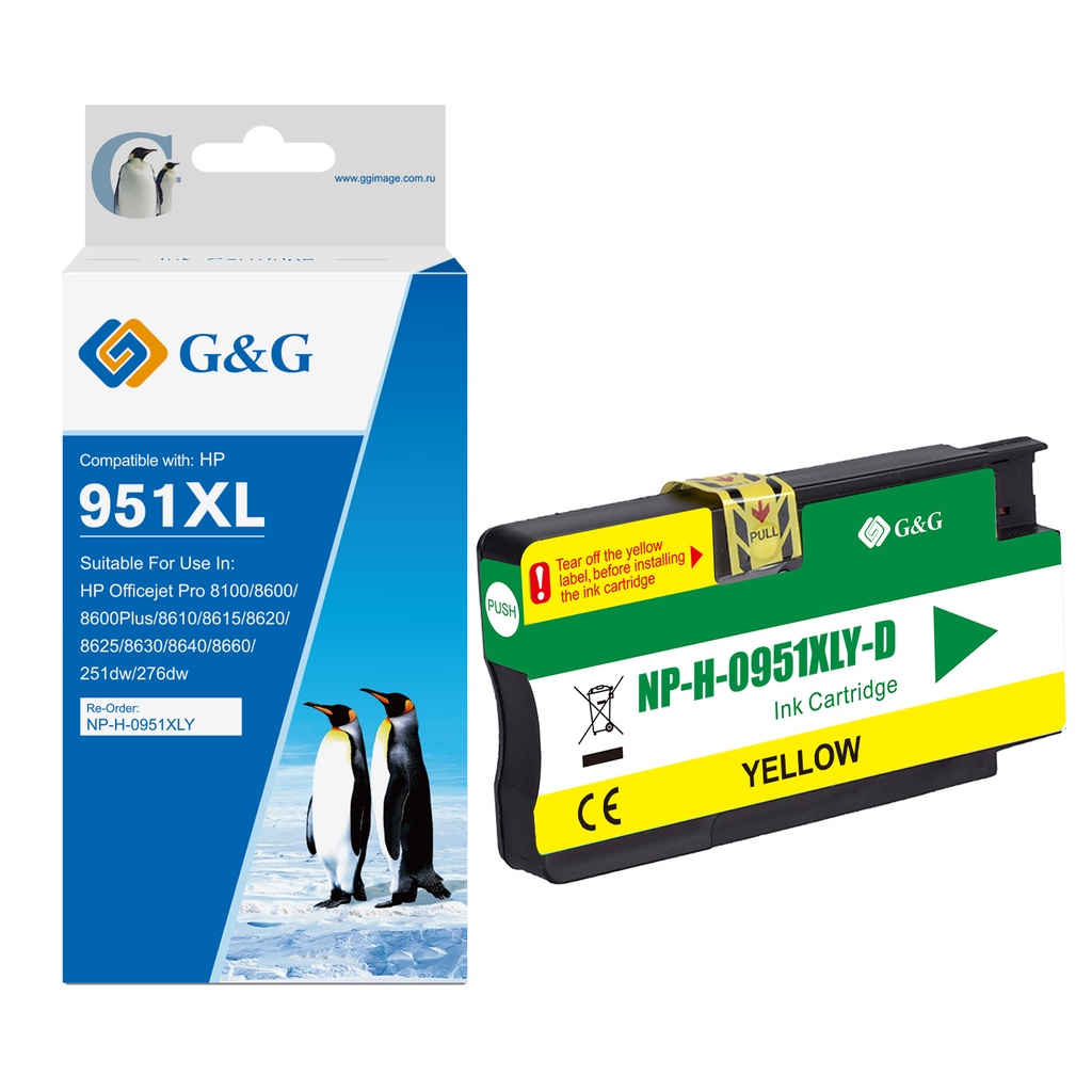 G&G Compatible HP 951XLC Ink C