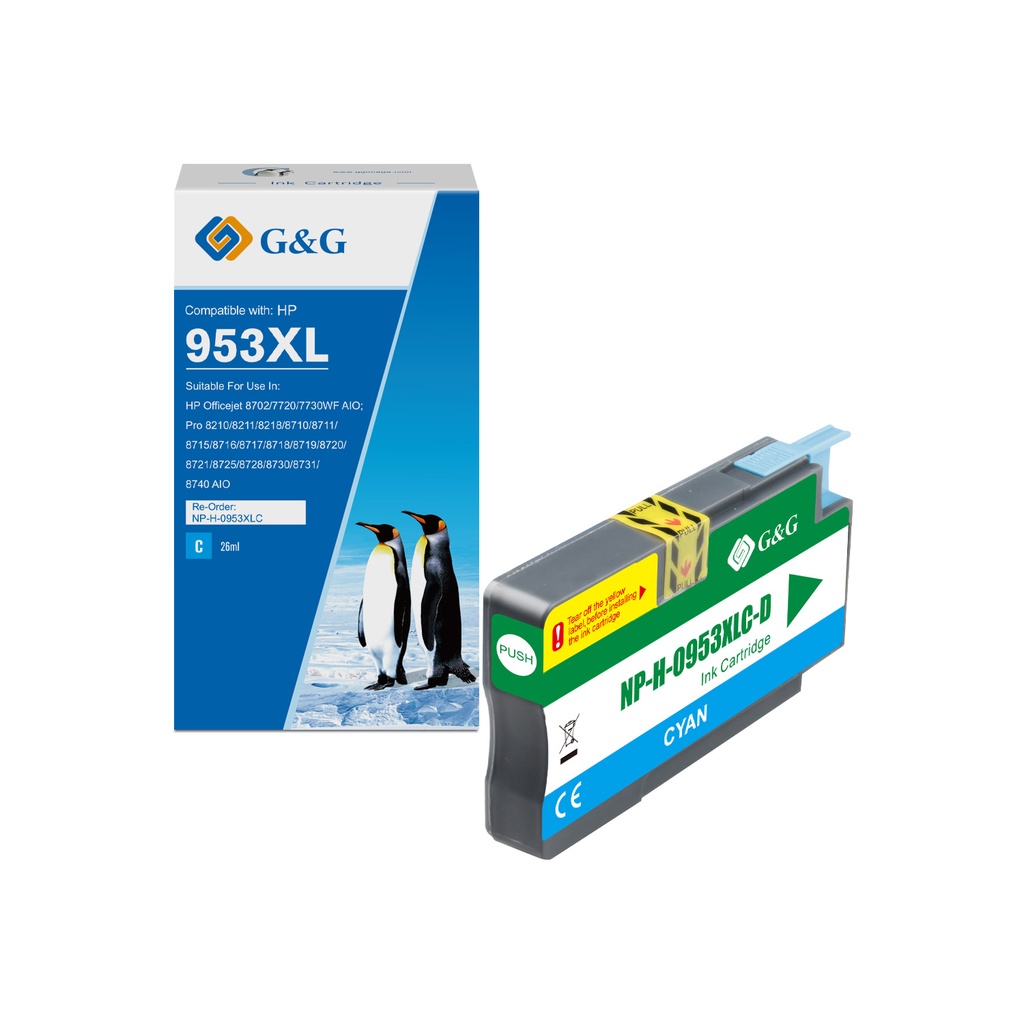 G&G Compatible HP 953XL Cyan Ink C[No Restock]
