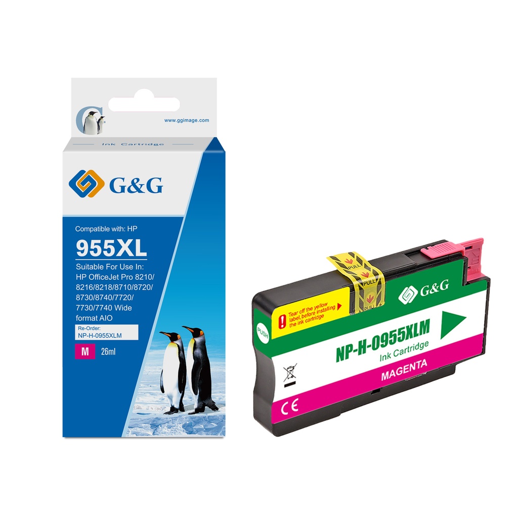 G&G Compatible HP 955XL Inkjet Cartridge Magenta