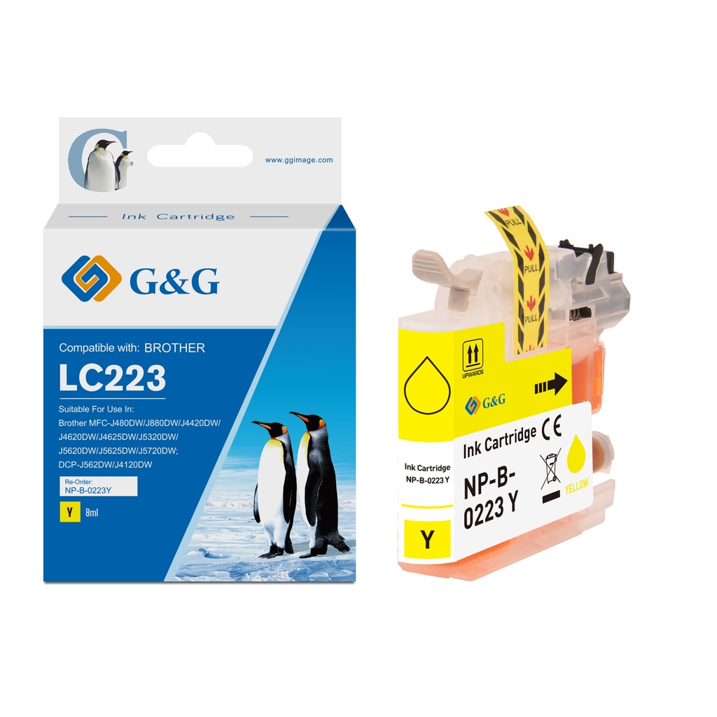 G&G Compatible Brother LC223Y Ink Y
