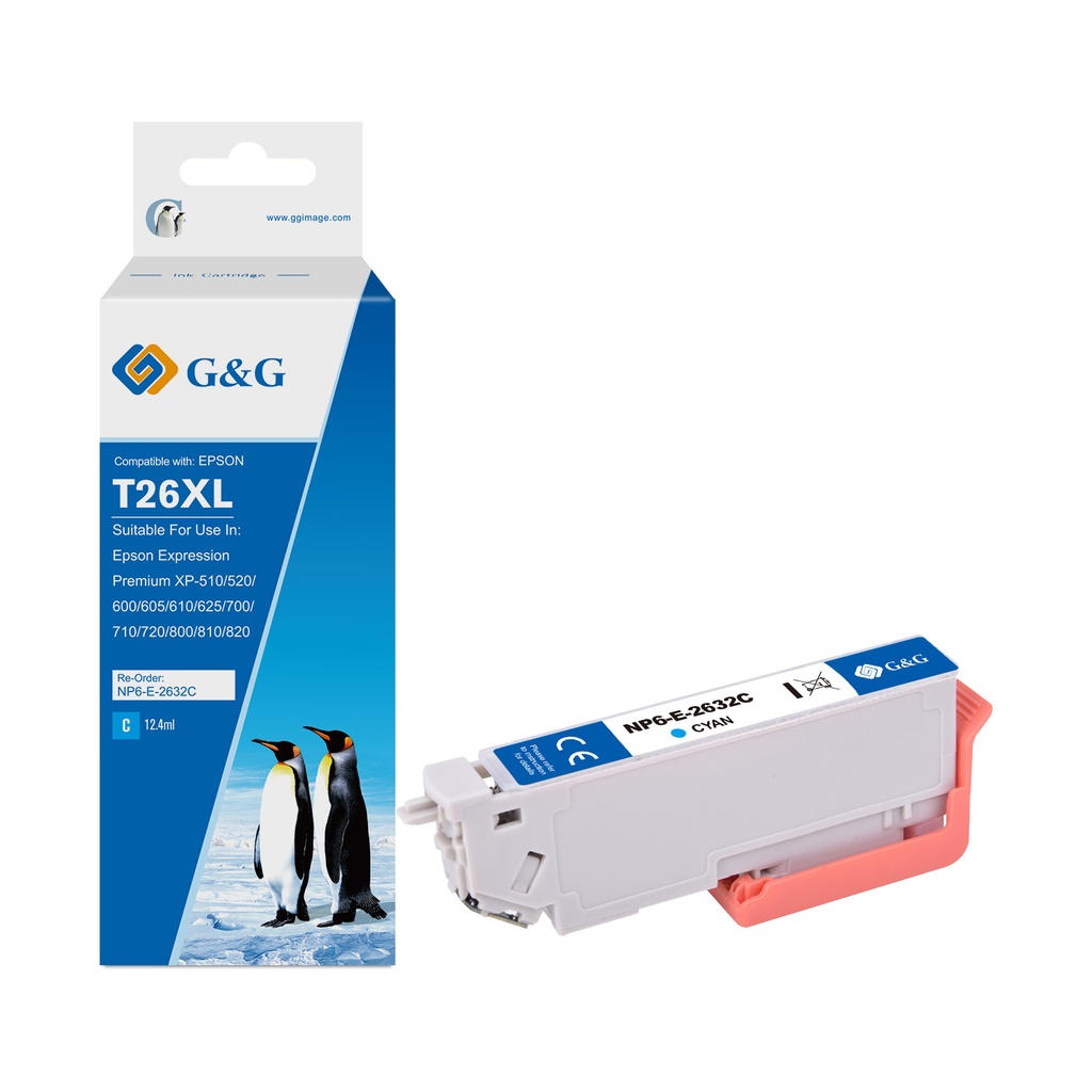 G&G Compatible Epson C13T26324010 Ink C