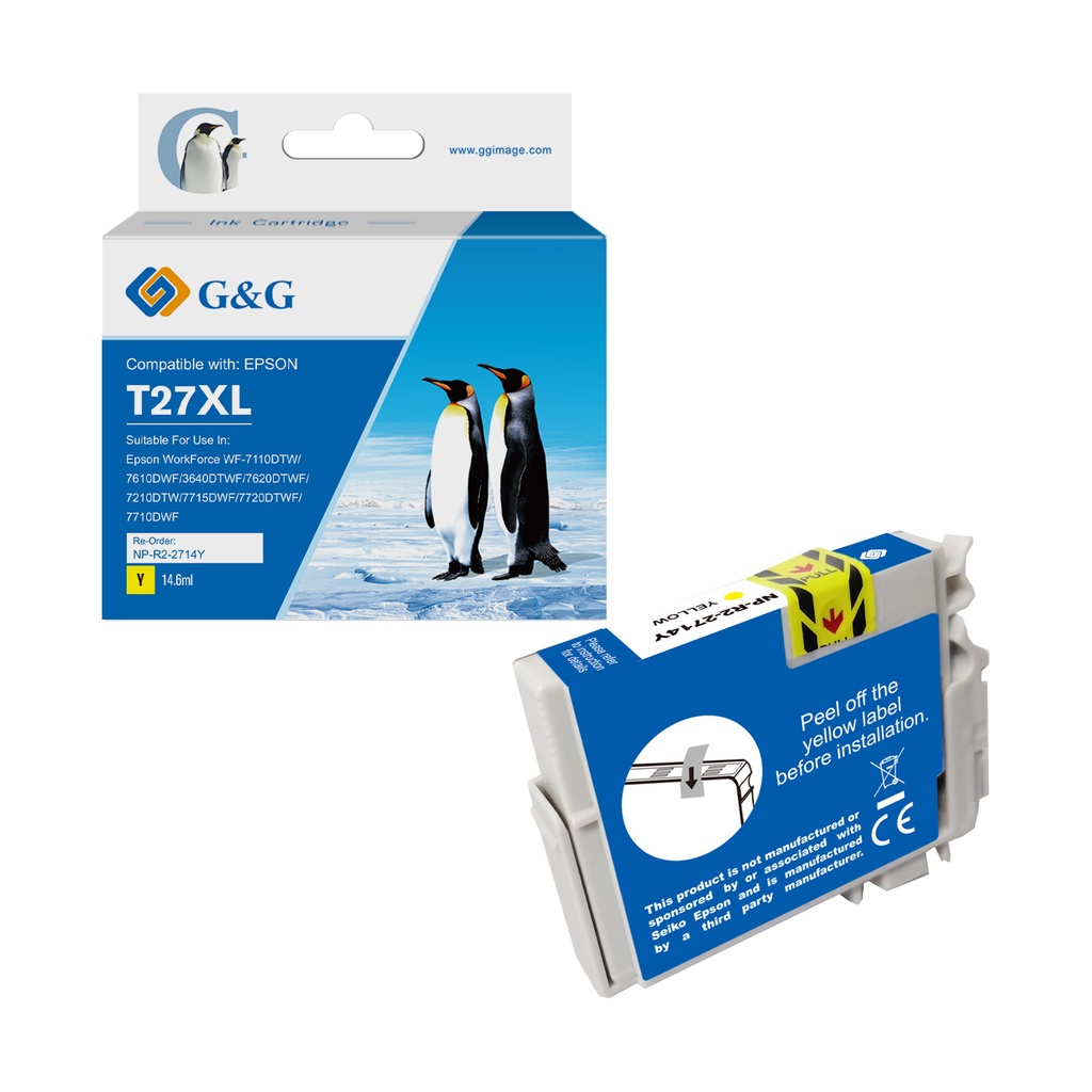 G&G Compatible Epson T2714 Ink Y