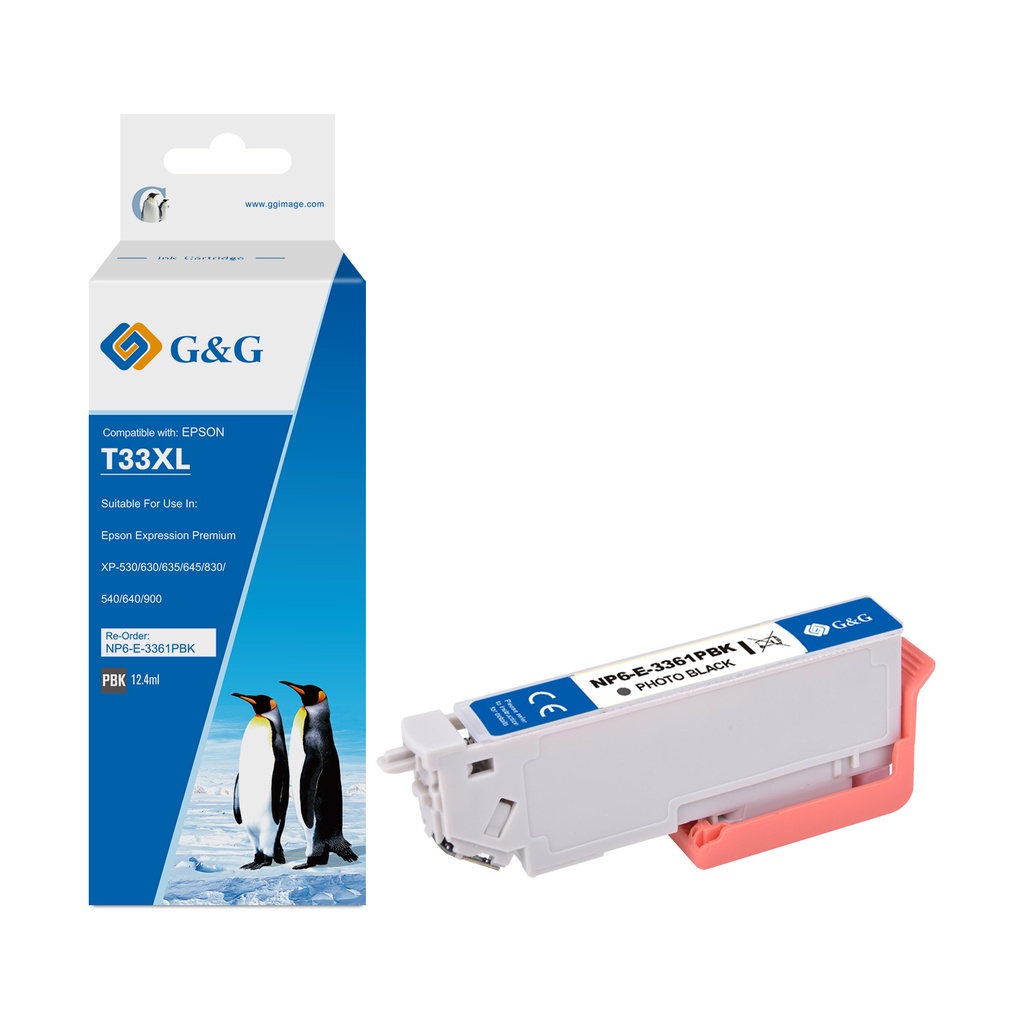 G&G Compatible Epson C13T33614010 Ink PBK