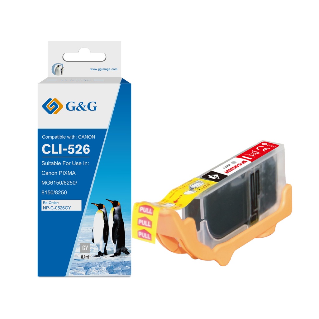G&G Compatible Canon CLI-526GY Ink GY