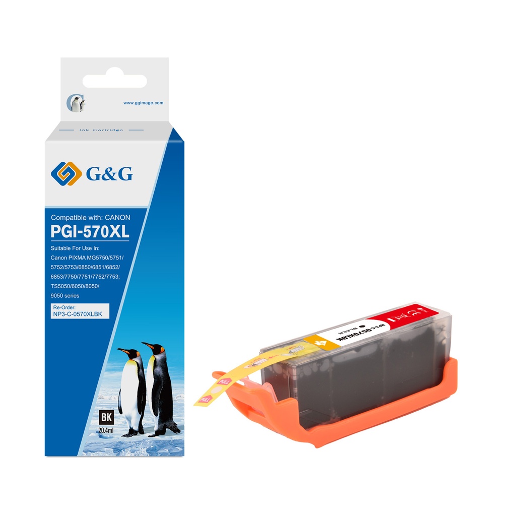 G&G Compatible Canon PGI-570XLBK Ink B