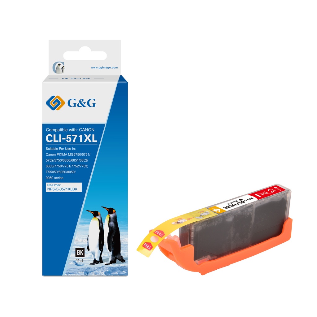 G&G Compatible Canon PGI-571XLBK Ink B