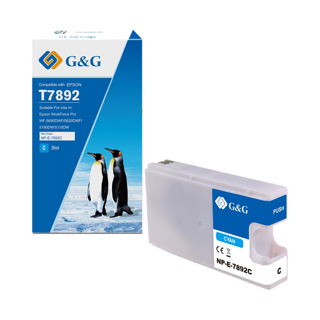 G&G Compatible Epson T7892 Ink C