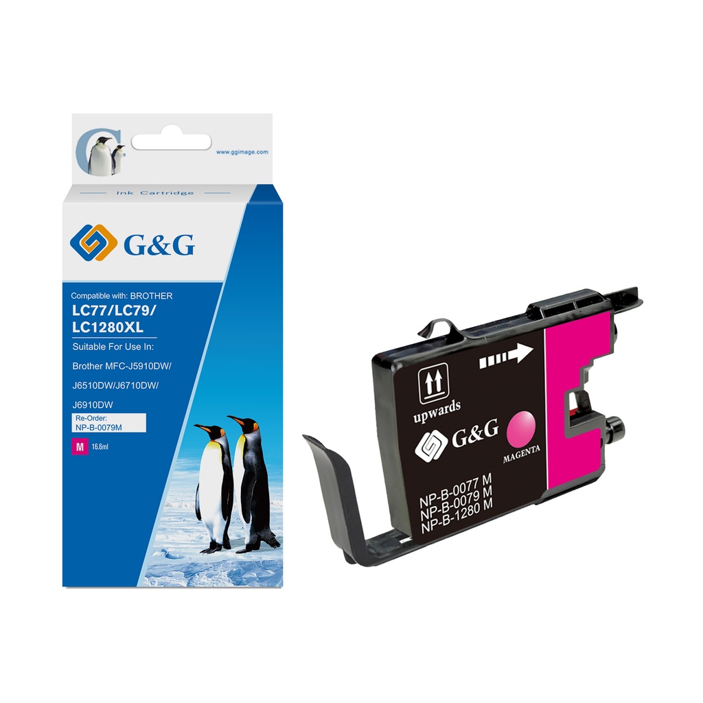 G&G Compatible Brother LC1240/LC1280M Ink M