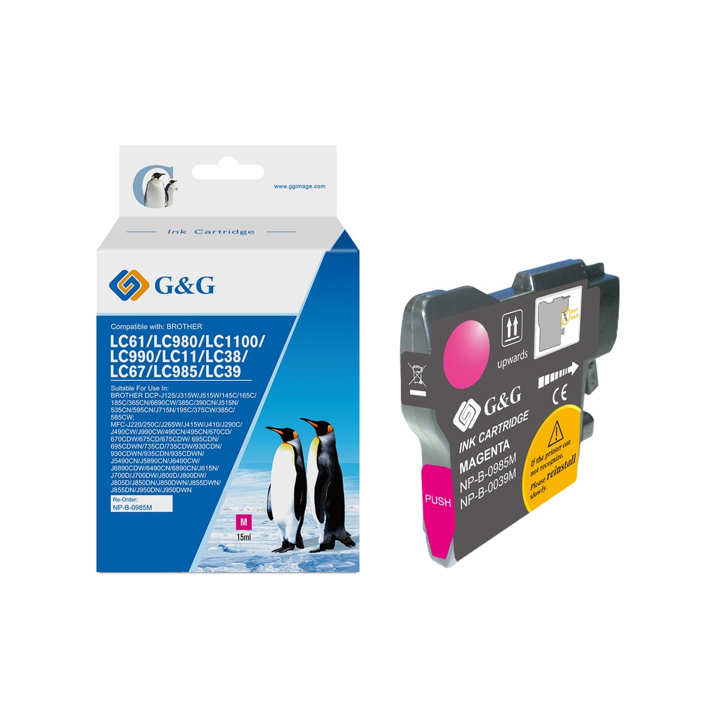 G&G Compatible Brother LC985M Ink M