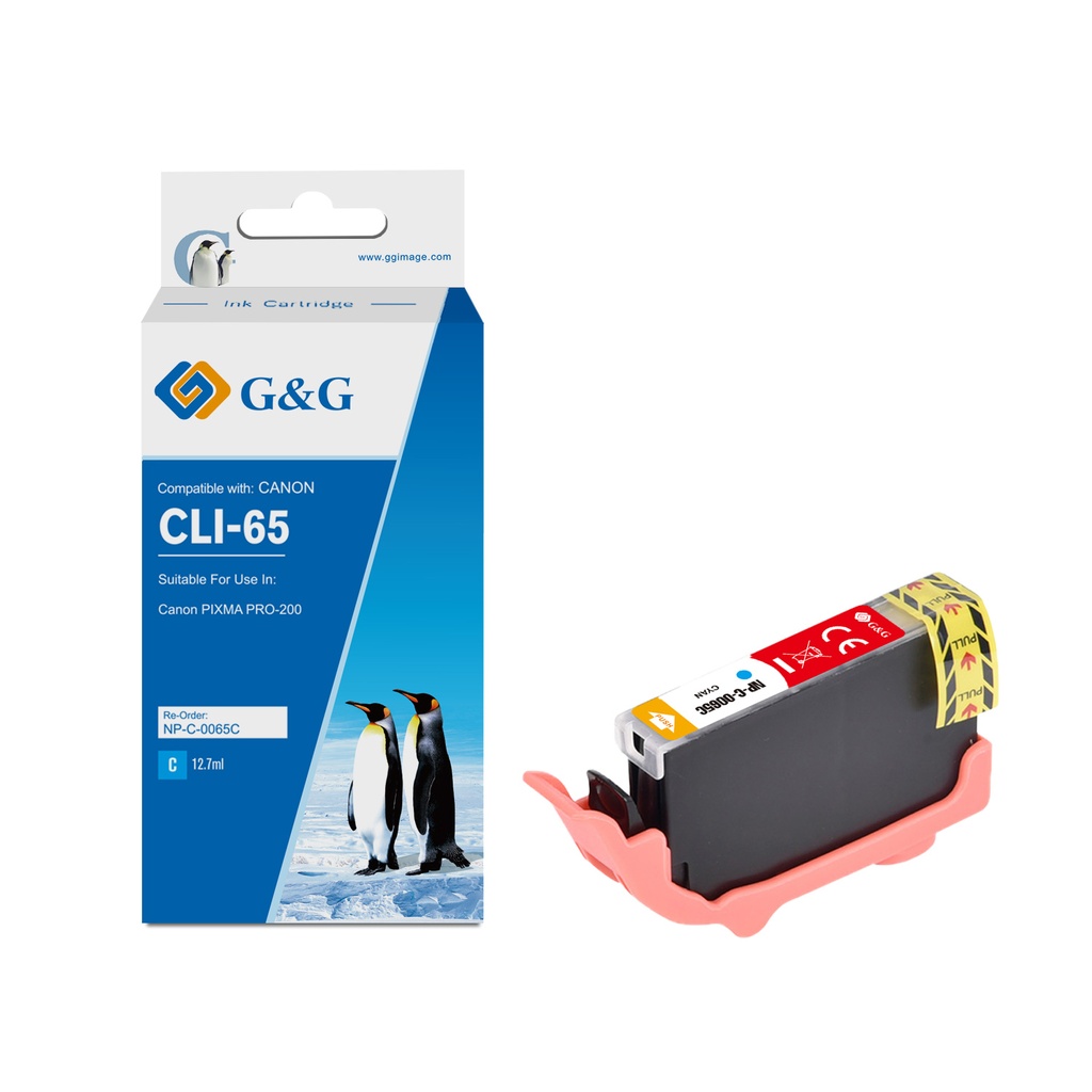 G&G Compatible Canon CLI-65C Inkjet Cartridge Cyan