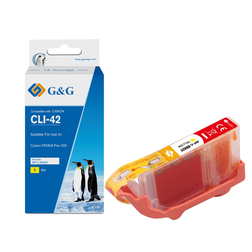 G&G Compatible Canon CLI-42Y Ink Y