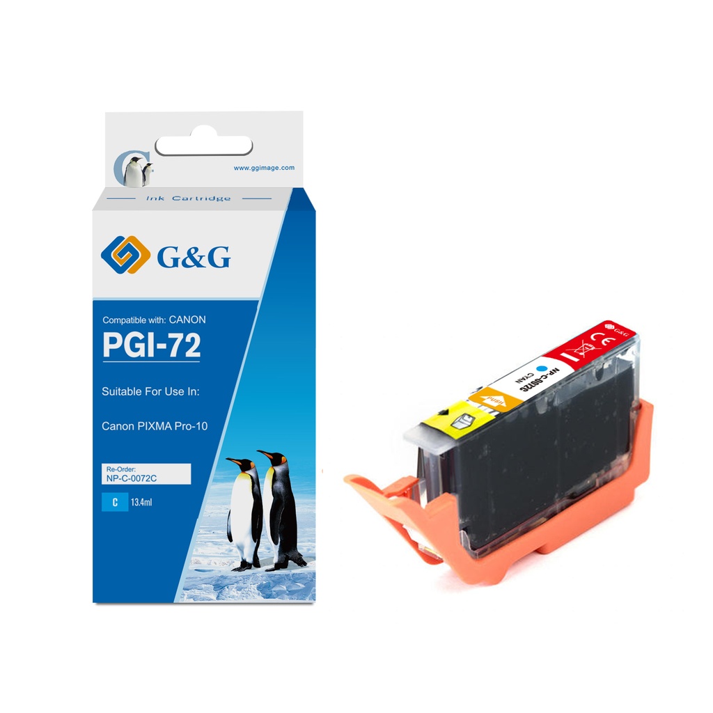 G&G Compatible Canon PGI-72 Inkjet Cartridge C(PG)