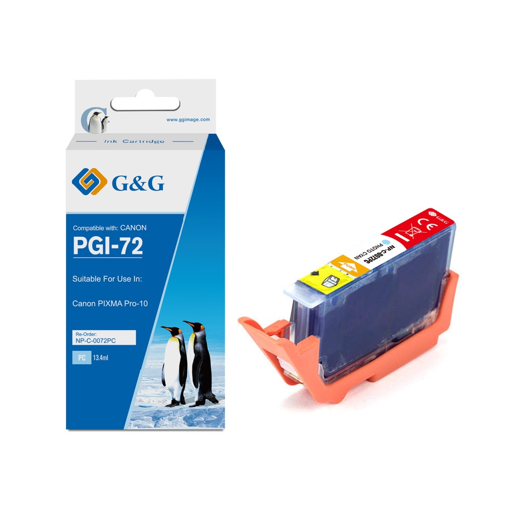 G&G Compatible Canon PGI-72 Inkjet Cartridge PC(PG)[No Restock]