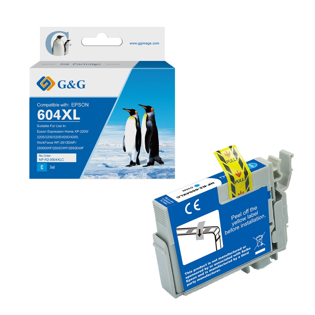 G&G Compatible Epson C13T10H24010 Inkjet Cartridge Cyan