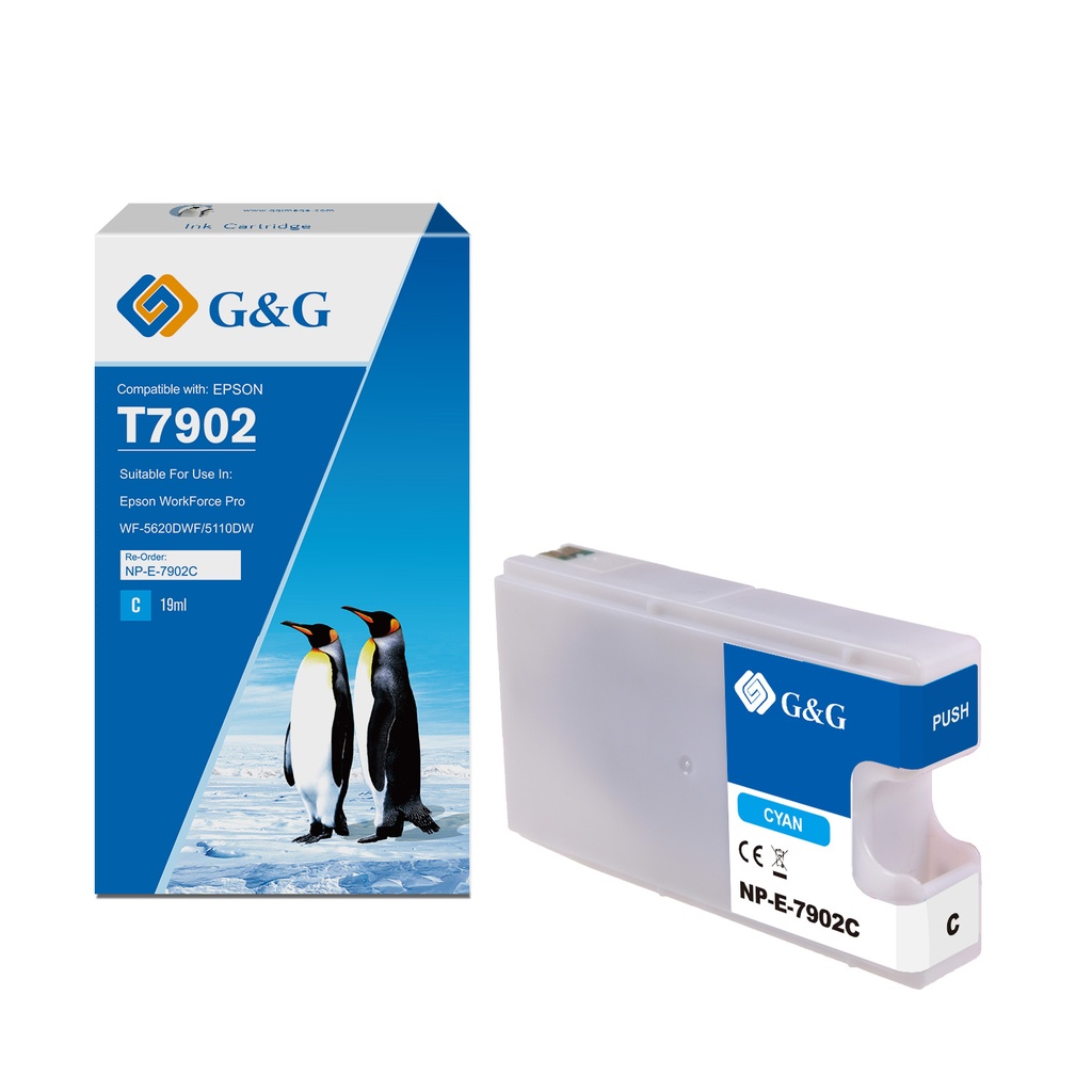G&G Compatible Epson T7902 Ink C