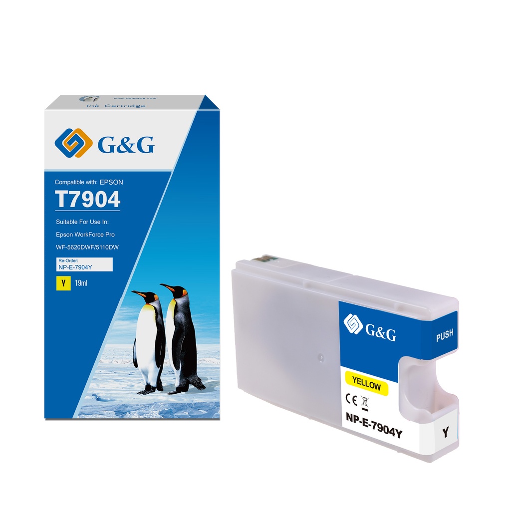 G&G Compatible Epson T7904 Ink Y