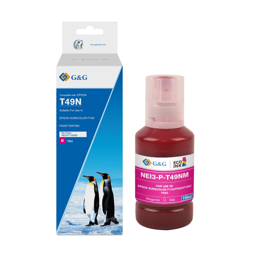 G&G Compatible Epson C13T49N300 (T49) Ecotank Ink Magenta