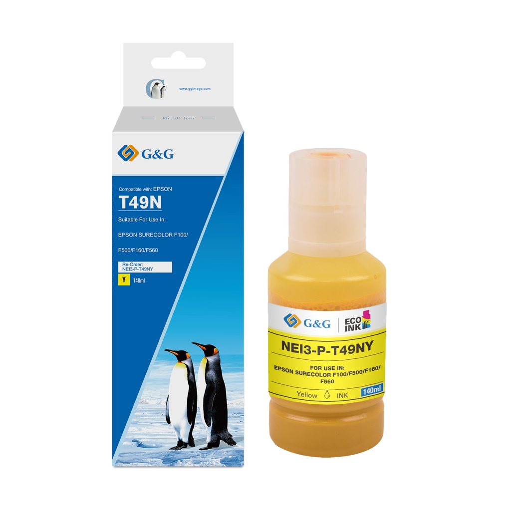 G&G Compatible Epson C13T49N400 (T49) Ecotank Ink Yellow