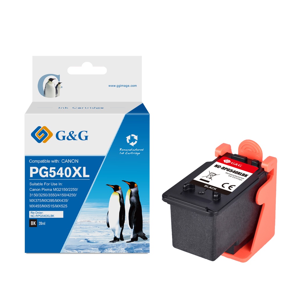 G&G Remanufactured Canon PGI-540XLBK Inkjet Cartridge B