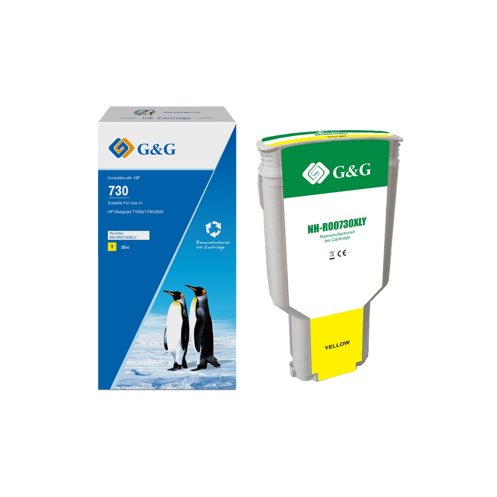 G&G Remanufactured HP P2V70A Inkjet Cartridge Yellow