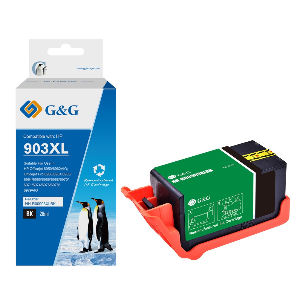 G&G Remanufactured HP T6M15AE (903XL) Inkjet Cartridge Black